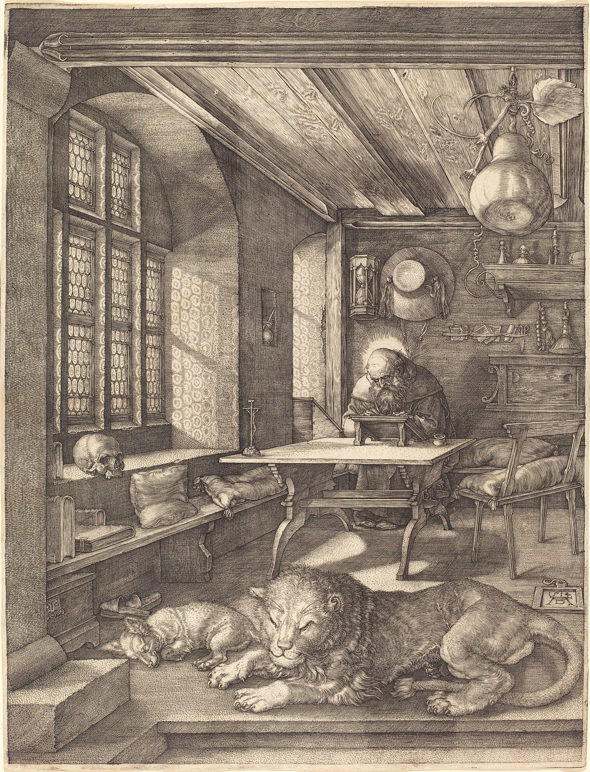 Albrecht Dürer, Saint Jerome in His Study, 1514, NGA 35095.jpg · Albrecht Dürer · CC0 · 위키미디어 공용