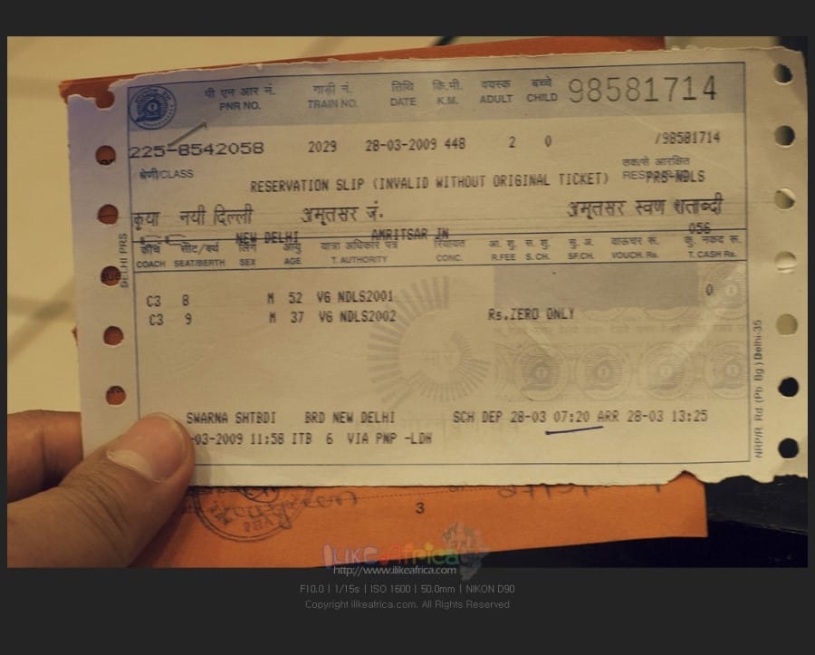 인도에서 악명높았던 기차를 타다