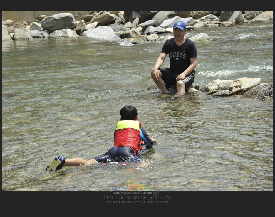 가족들과 여름휴가