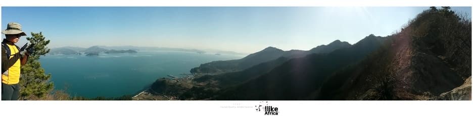 사량도 지리산 파노라마 몇컷