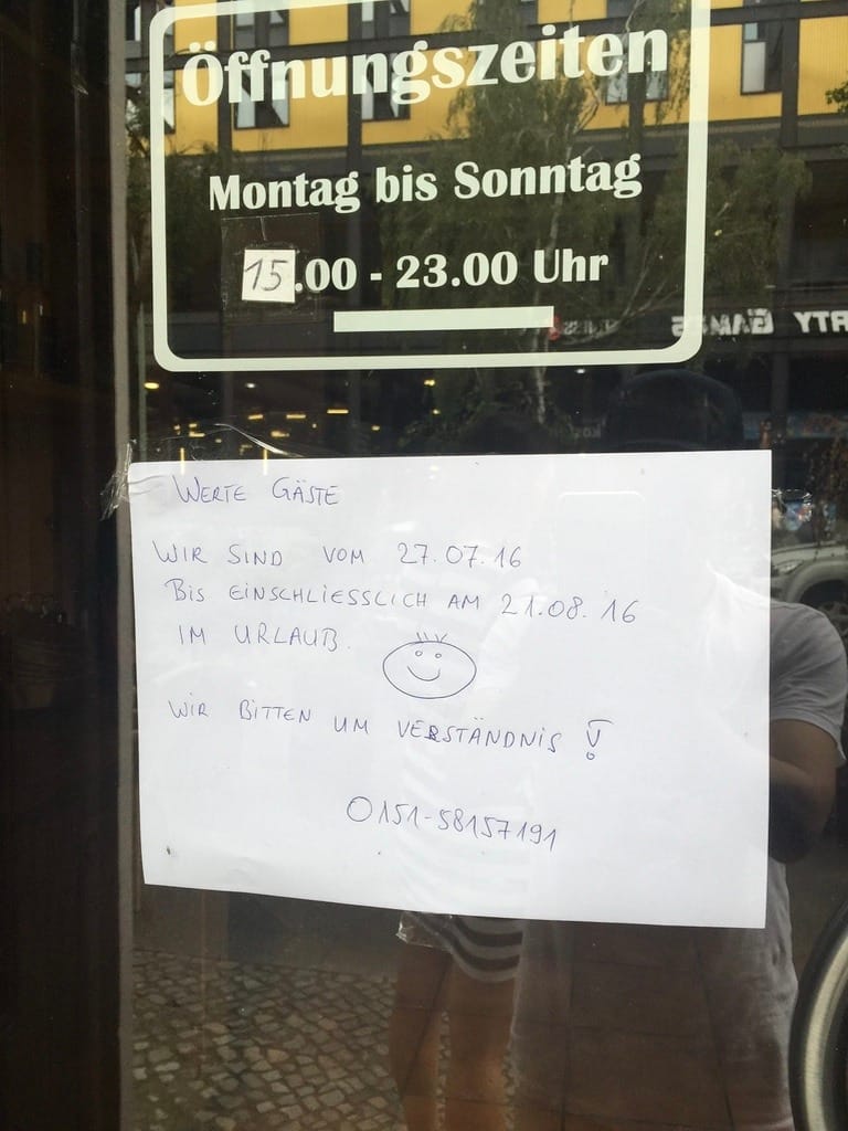 외쿡의 흔한 피자집 휴가 일정