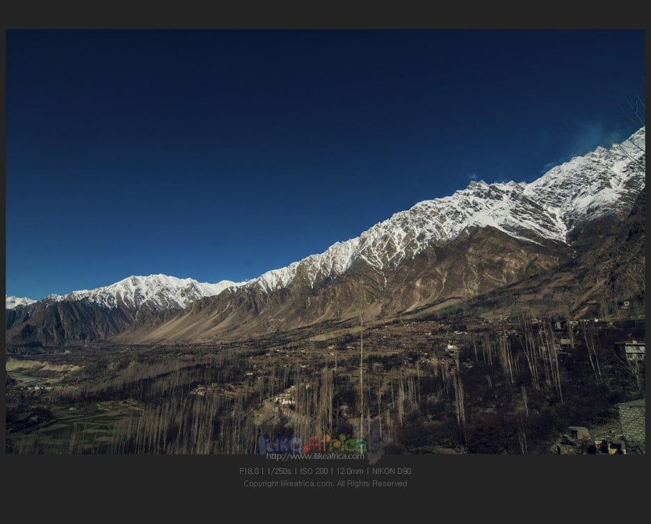 따스한 봄 볕 들던 훈자마을