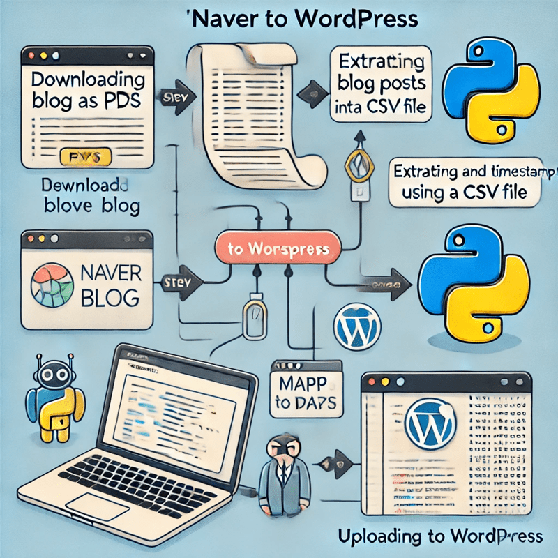 네이버 블로그를 워드프레스로 이전하는 방법 image