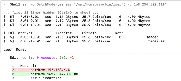 Mac 클러스터링의 혁명: 썬더볼트 브릿지로 구현한 35Gbps 초고속 AI 네트워크 테스트