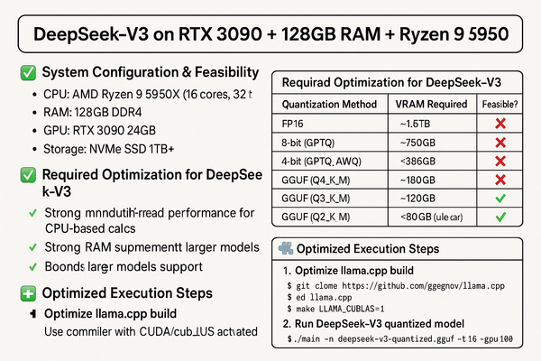 RTX3090에서 DeepSeek V3 구동하기