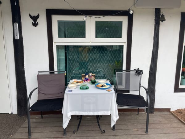 양평 시골집에서 아침