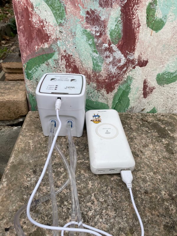 화분/텃밭 자동 급수기 설치