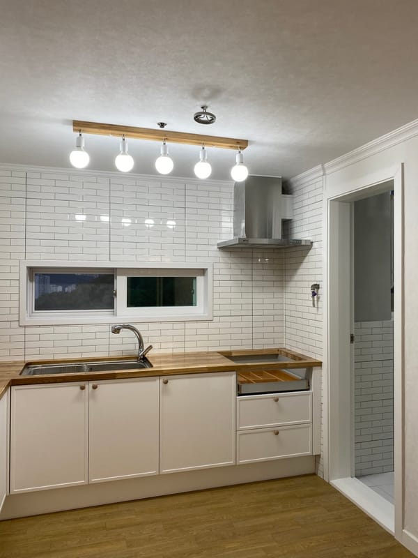 부엌 인테리어 중