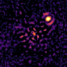 First unambiguous detection of ammonia in the atmosphere of a