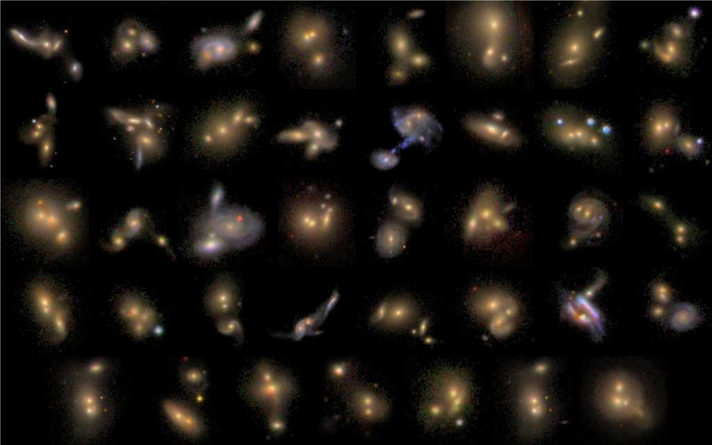 Galaxy Zoo: Multi-Mergers and the Millennium Simulation (갤럭시 동물원 : 멀티 머거 및 밀레니엄 시뮬레이션)